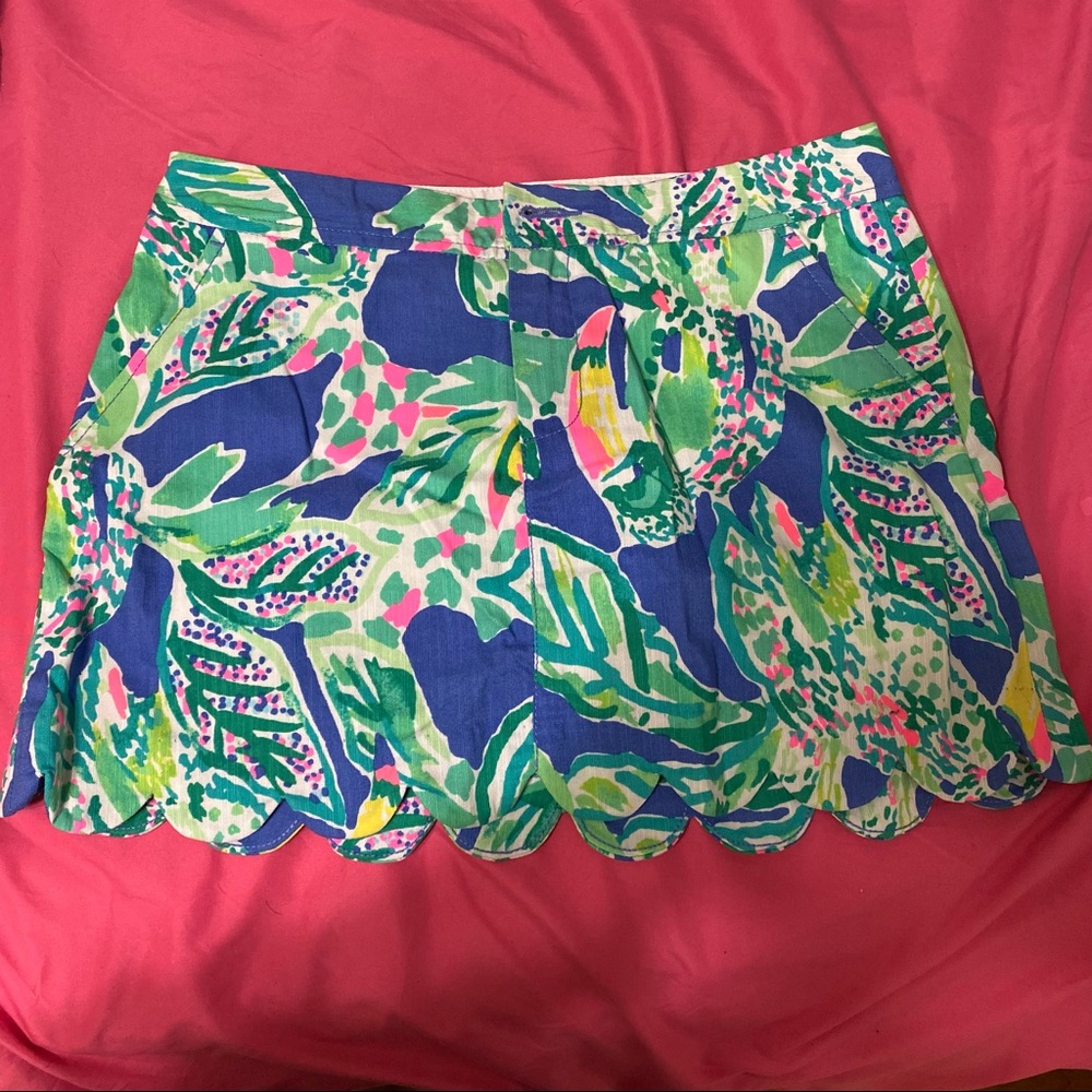 Lilly Pulitzer Scalloped Skirt Size 0